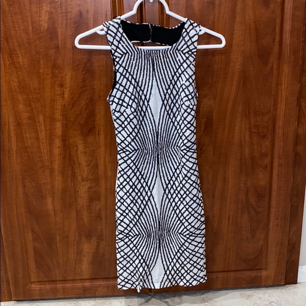 Sequin Form Fitting Dress